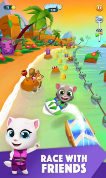 Herunterladen Talking Tom Jetski 2 Gelegentlich für Android Bildschirmfoto 4