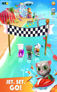 Herunterladen Talking Tom Jetski 2 Gelegentlich für Android Bildschirmfoto 7