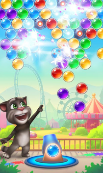 Herunterladen Talking Tom Bubble Shooter Gelegentlich für Android Bildschirmfoto 3