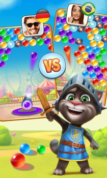 Herunterladen Talking Tom Bubble Shooter Gelegentlich für Android Bildschirmfoto 4