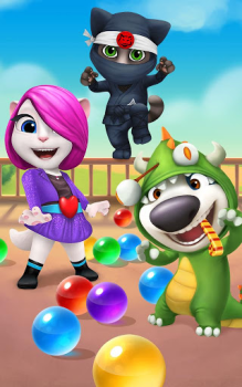 Herunterladen Talking Tom Bubble Shooter Gelegentlich für Android Bildschirmfoto 6