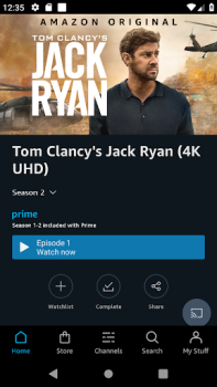 Herunterladen Amazon Prime Video Unterhaltung für Android Bildschirmfoto 2