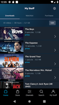 Herunterladen Amazon Prime Video Unterhaltung für Android Bildschirmfoto 4