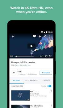 Herunterladen Vimeo Unterhaltung für Android Bildschirmfoto 3