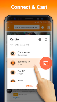Herunterladen Übertragung auf TV: Chromecast Video-Player und -Editoren für Android Bildschirmfoto 3