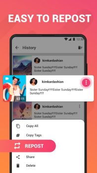 Herunterladen Story Saver for Instagram Video-Player und -Editoren für Android Bildschirmfoto 2