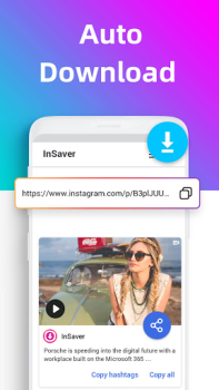 Herunterladen Video Downloader for Instagram Video-Player und -Editoren für Android Bildschirmfoto 2