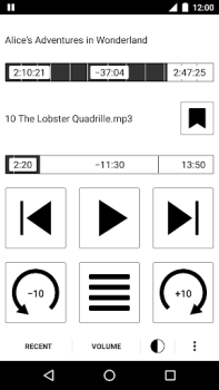Herunterladen Simple Audiobook Player Musik und Audio für Android Bildschirmfoto 2
