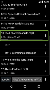 Herunterladen Simple Audiobook Player Musik und Audio für Android Bildschirmfoto 3