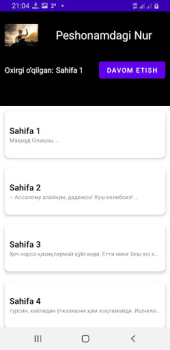 Herunterladen Peshonamdagi Nur Bücher und Leitfäden für Android Bildschirmfoto 3