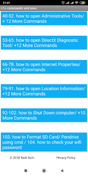 Herunterladen CMD Command Prompt 100+ Best Commands Bildung für Android Bildschirmfoto 4