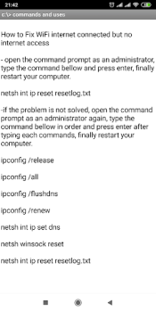 Herunterladen CMD Command Prompt 100+ Best Commands Bildung für Android Bildschirmfoto 7