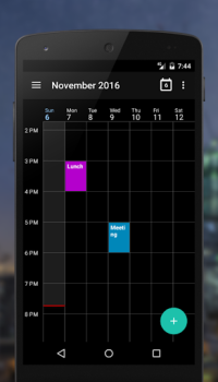 Herunterladen Etar - OpenSource Kalender Arbeit für Android Bildschirmfoto 2