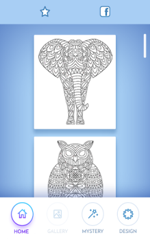 Herunterladen Malbuch Tiere Mandala Bildung für Android Bildschirmfoto 4