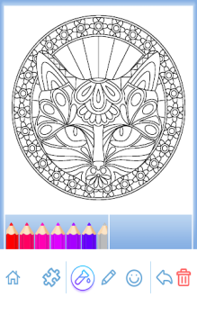Herunterladen Malbuch Tiere Mandala Bildung für Android Bildschirmfoto 6
