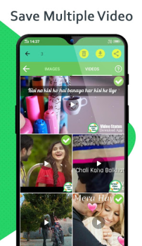 Herunterladen Status Download - Video Saver Arbeit für Android Bildschirmfoto 2