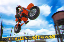 Herunterladen Real Motorrad Offroad Rennen Rennen für Android Bildschirmfoto 2