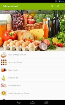 Herunterladen Kalorientabelle Gesundheit & Fitness für Android Bildschirmfoto 7