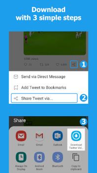 Herunterladen Download Twitter Videos - GIF Werkzeuge für Android Bildschirmfoto 3