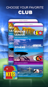 Herunterladen Dream Kits League  Soccer WORLDWIDE Werkzeuge für Android Bildschirmfoto 2