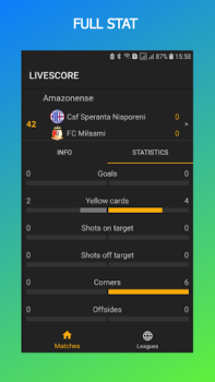 Herunterladen 365 score: App livescore. Sport für Android Bildschirmfoto 3