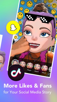 Herunterladen Face Cam | Face Emoji Avatar Foto für Android Bildschirmfoto 2