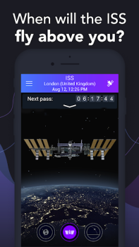Herunterladen Satellite Tracker by Star Walk Werkzeuge für Android Bildschirmfoto 3