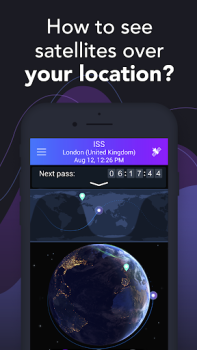 Herunterladen Satellite Tracker by Star Walk Werkzeuge für Android Bildschirmfoto 4