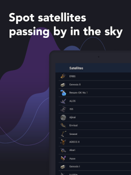Herunterladen Satellite Tracker by Star Walk Werkzeuge für Android Bildschirmfoto 6