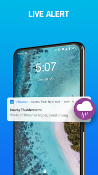 Herunterladen 1Weather Forecasts & Radar Wetter für Android Bildschirmfoto 7
