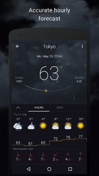 Herunterladen Gismeteo Wetter für Android Bildschirmfoto 2