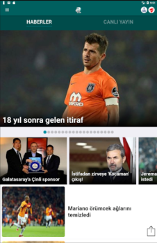 Herunterladen ASPOR-Canlı yayınlar, maç özet Sport für Android Bildschirmfoto 7