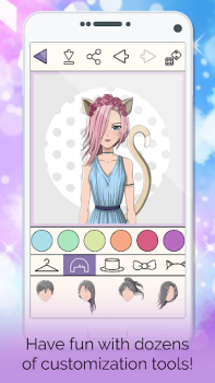 Herunterladen Anime Avatar Erstellen Mädchen Personalisierung für Android Bildschirmfoto 4