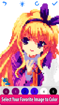 Herunterladen Anime Manga Pixel Art Coloring Unterhaltung für Android Bildschirmfoto 3