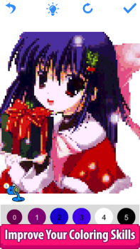 Herunterladen Anime Manga Pixel Art Coloring Unterhaltung für Android Bildschirmfoto 4