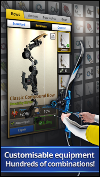 Herunterladen Archery King Sport Spiele für Android Bildschirmfoto 5