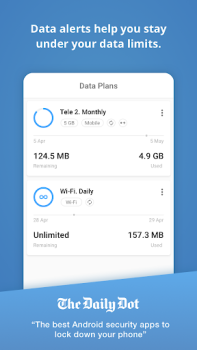 Herunterladen GlassWire Data Usage Monitor Werkzeuge für Android Bildschirmfoto 4