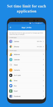 Herunterladen Usage Time - App Usage Manager Werkzeuge für Android Bildschirmfoto 3