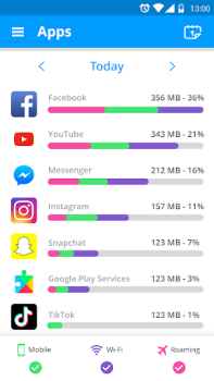 Herunterladen My Data Manager - Datennutzung Werkzeuge für Android Bildschirmfoto 3