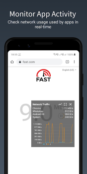 Herunterladen Network Speed - Speed Meter Werkzeuge für Android Bildschirmfoto 3