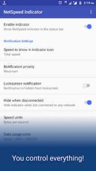 Herunterladen NetSpeed Indicator Werkzeuge für Android Bildschirmfoto 4