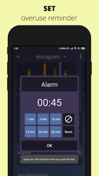 Herunterladen StayFree - Screen Time Arbeit für Android Bildschirmfoto 2
