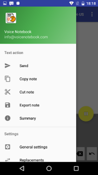 Herunterladen Voice Notebook Sprache zu Text Werkzeuge für Android Bildschirmfoto 2