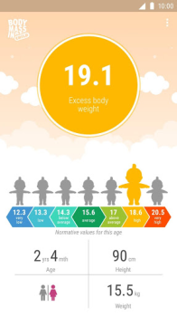 Herunterladen BMI calculator for child Gesundheit & Fitness für Android Bildschirmfoto 6