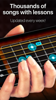 Herunterladen Guitar - Musikspiele & Chords! Musik und Audio für Android Bildschirmfoto 2