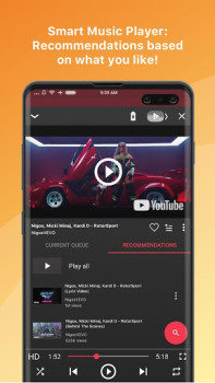 Herunterladen Stream: Music Player Musik und Audio für Android Bildschirmfoto 4