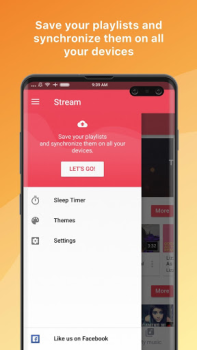 Herunterladen Stream: Music Player Musik und Audio für Android Bildschirmfoto 5