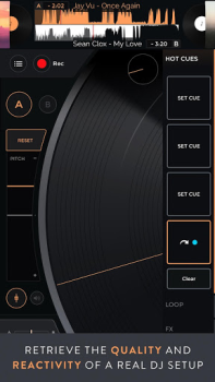 Herunterladen Mixfader dj - digital vinyl Musik und Audio für Android Bildschirmfoto 3