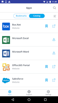 Herunterladen VMware Workspace ONE Wirtschaft für Android Bildschirmfoto 2