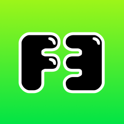Logo F3: Dating, Treffen, Chatten